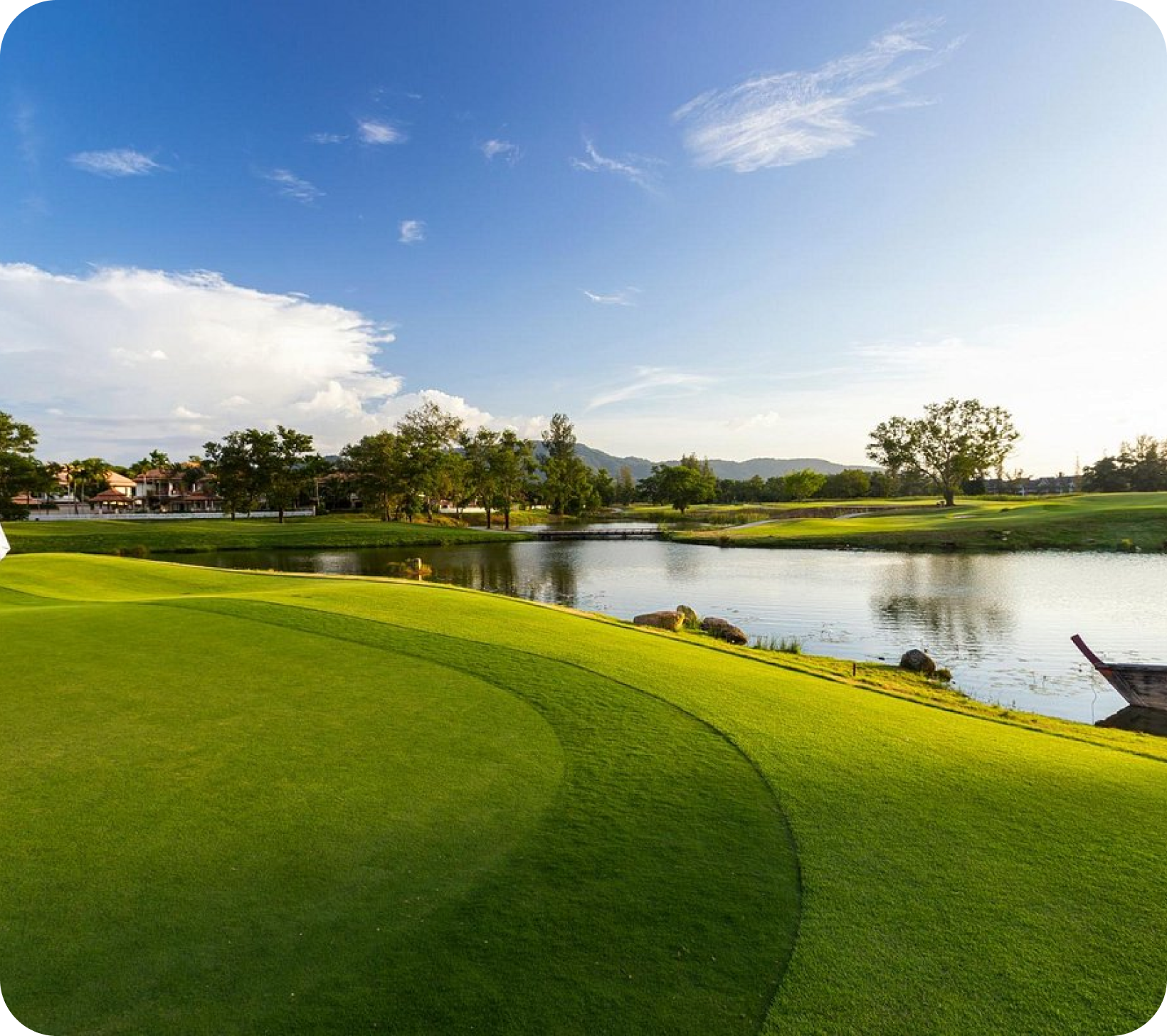 2,1 км до гольф-полей